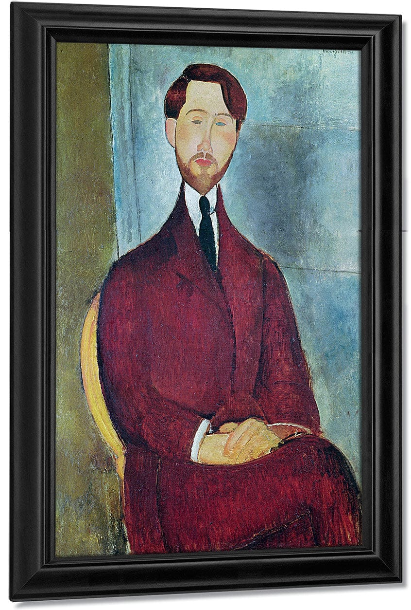 Leopold Zborowskia By Amedeo Modigliani Fine Art Print