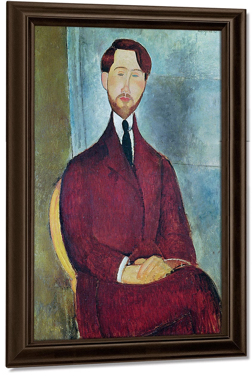 Leopold Zborowskia By Amedeo Modigliani Fine Art Print