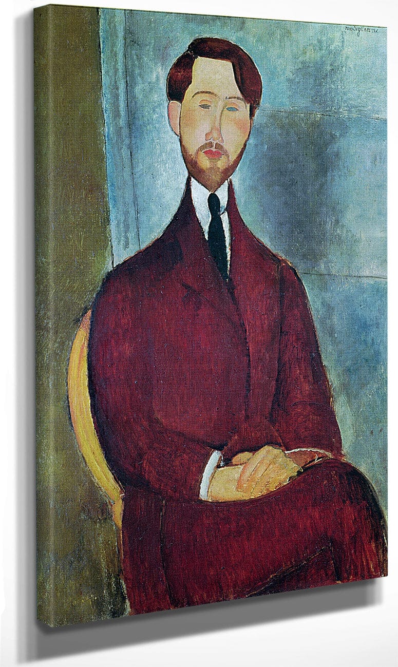 Leopold Zborowskia By Amedeo Modigliani Fine Art Print