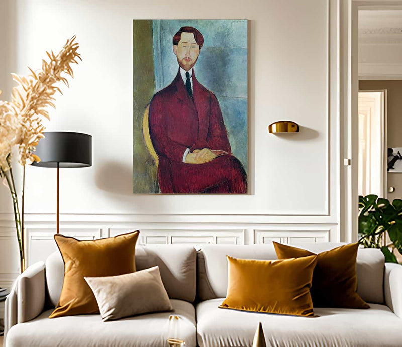 Leopold Zborowskia By Amedeo Modigliani Fine Art Print