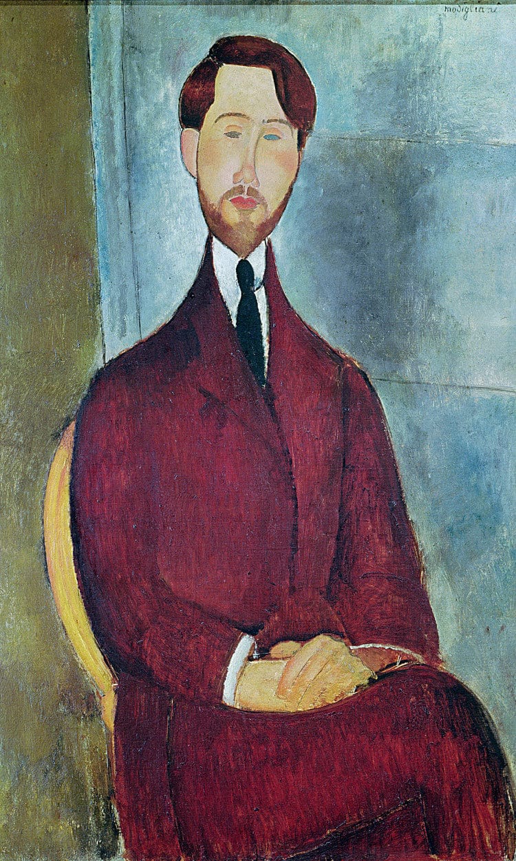 Leopold Zborowskia By Amedeo Modigliani Fine Art Print