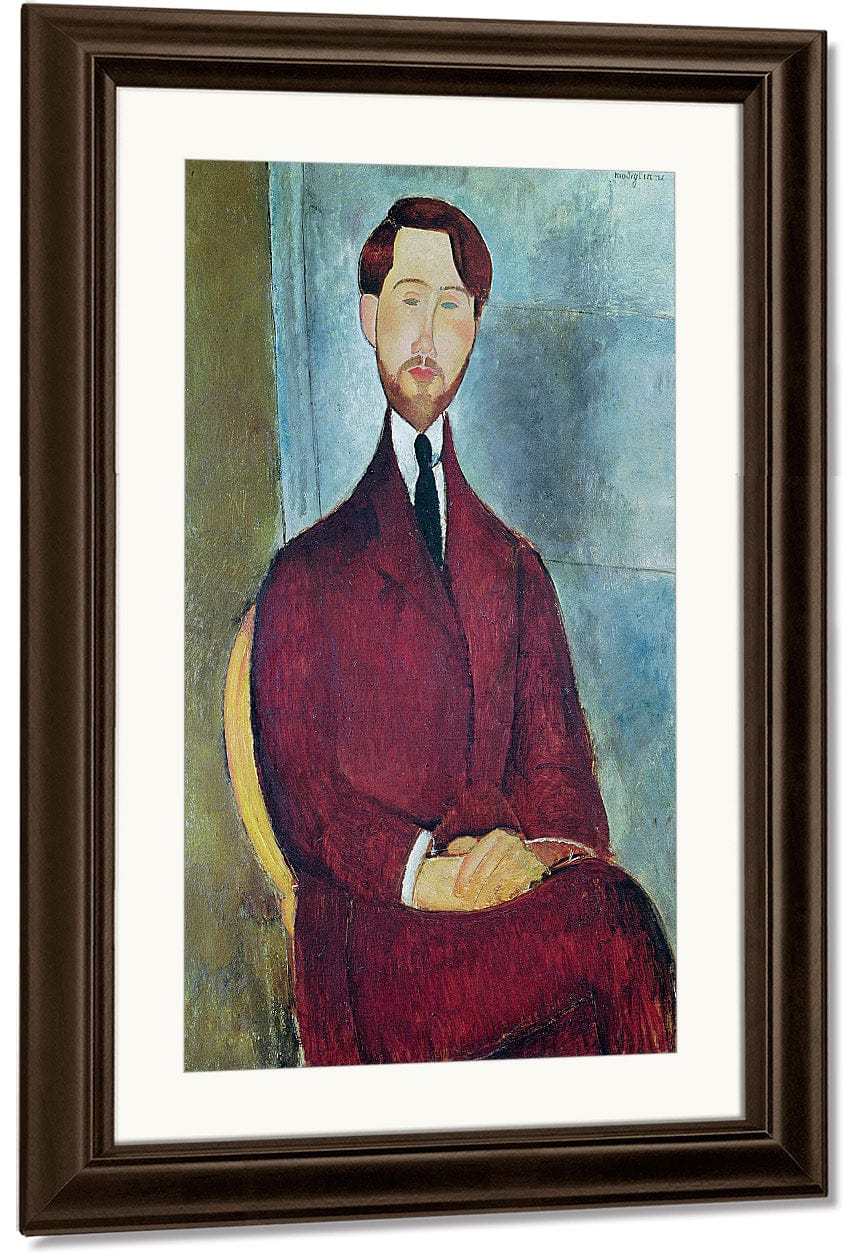 Leopold Zborowskia By Amedeo Modigliani Fine Art Print