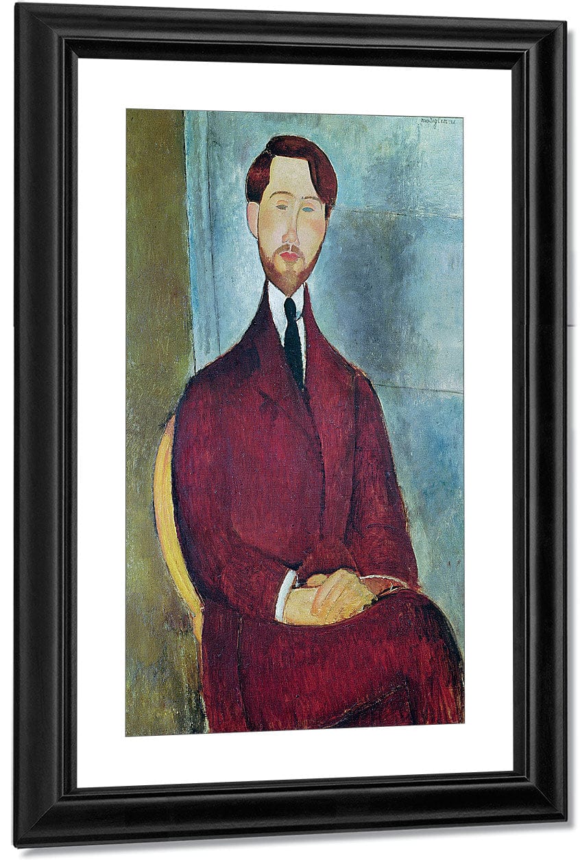 Leopold Zborowskia By Amedeo Modigliani Fine Art Print
