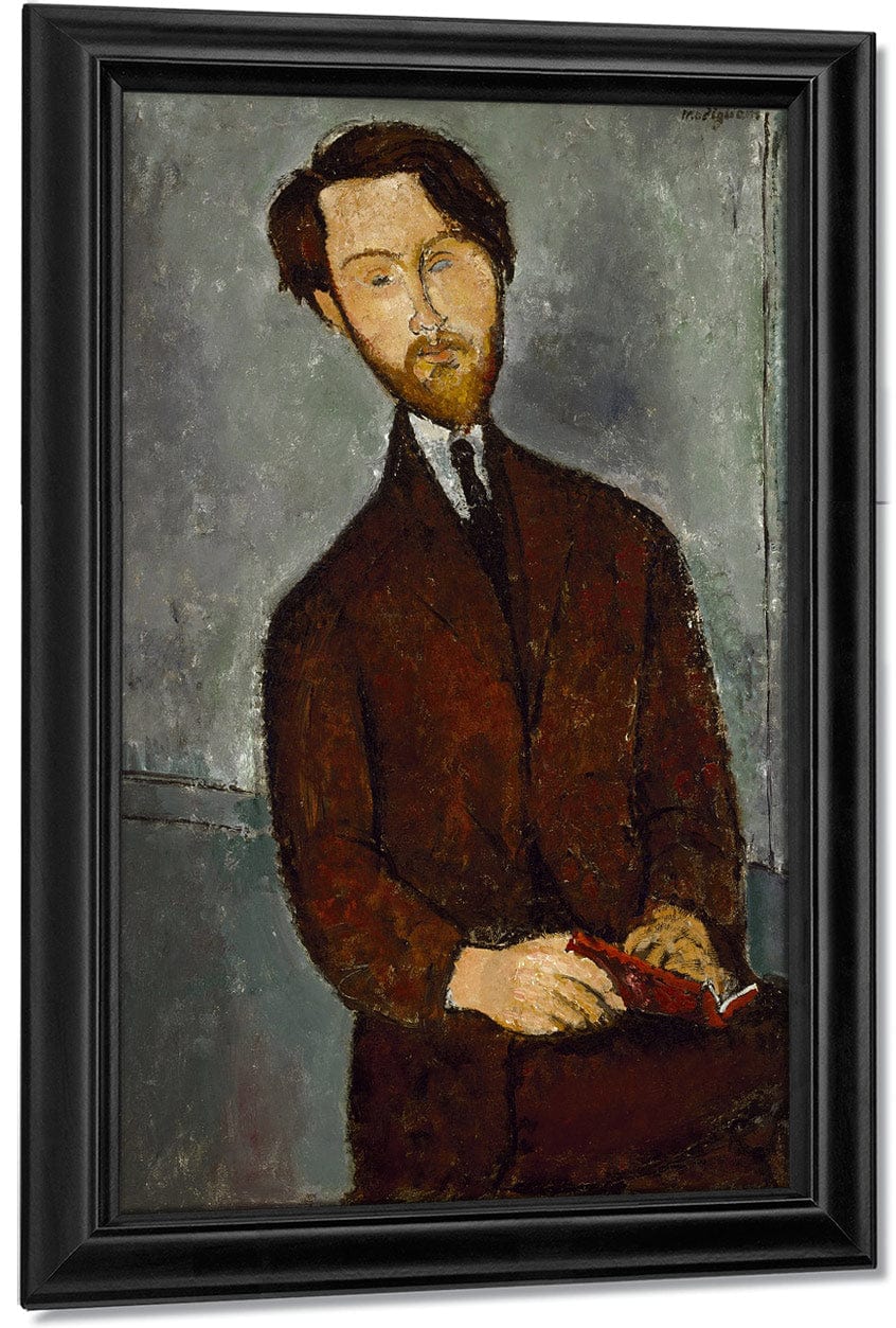 Leopold Zborowskib By Amedeo Modigliani Fine Art Print