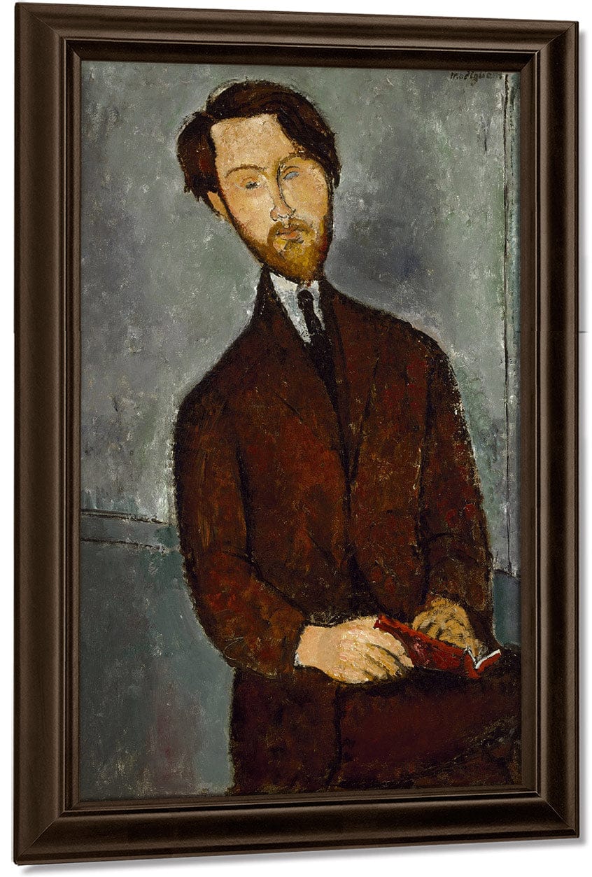 Leopold Zborowskib By Amedeo Modigliani Fine Art Print