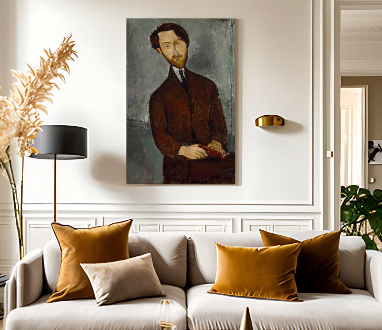 Leopold Zborowskib By Amedeo Modigliani Fine Art Print