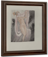 Les Amours De Psyche Et De Cupidon By Jean De La Fountaine 1949 By Louis Icart Fine Art Print