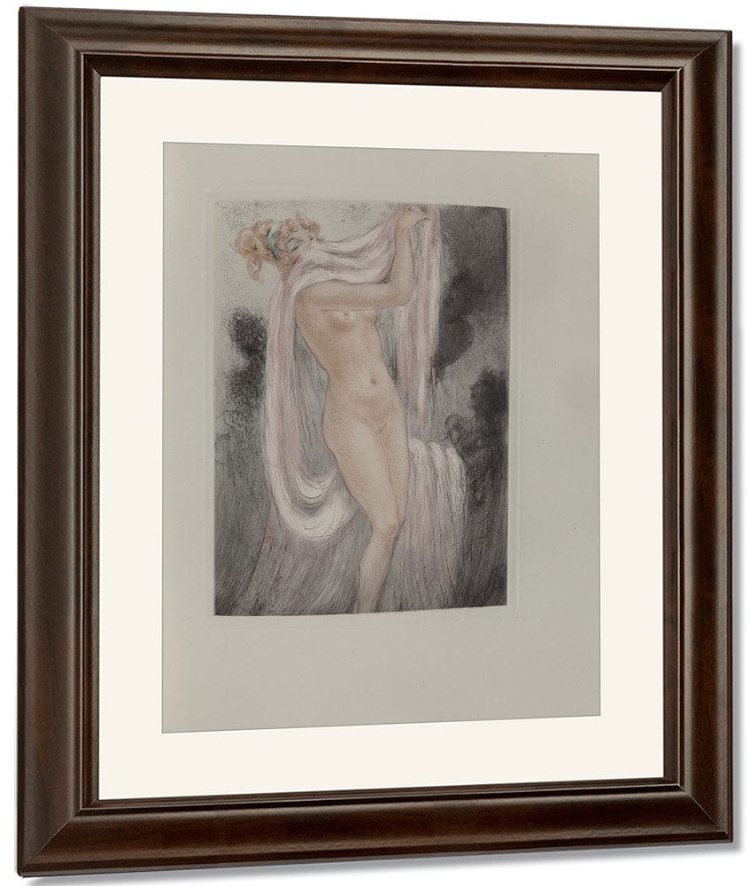 Les Amours De Psyche Et De Cupidon By Jean De La Fountaine 1949 By Louis Icart Fine Art Print