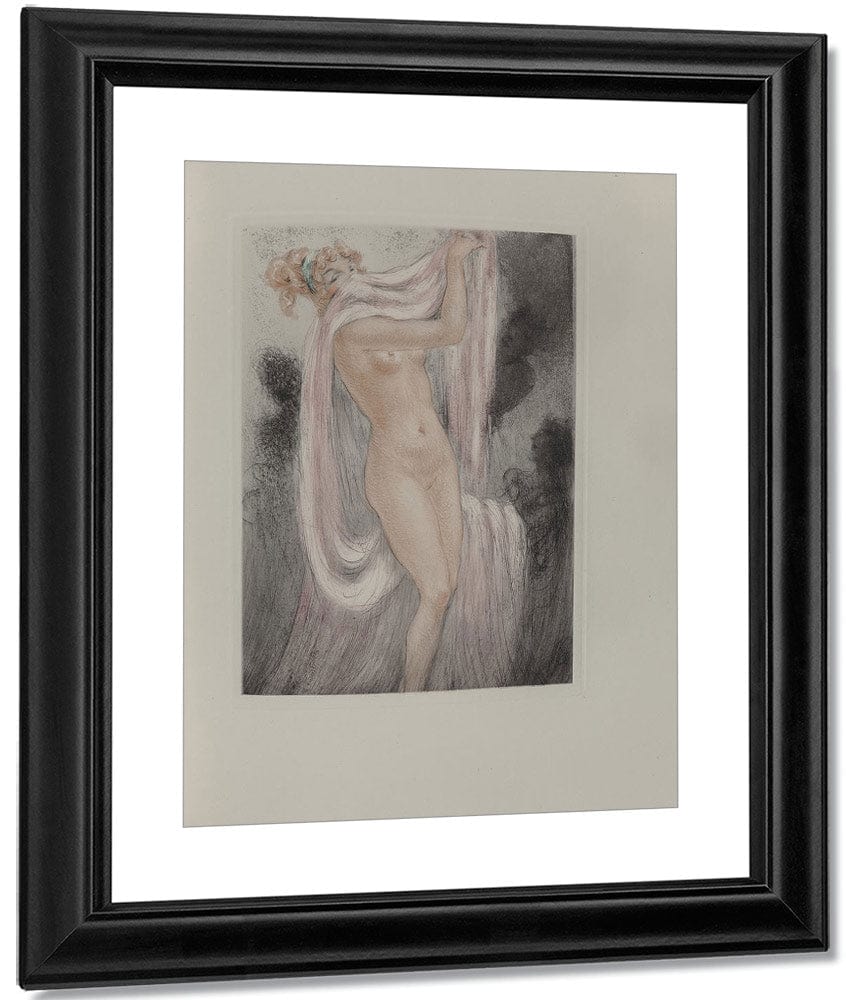 Les Amours De Psyche Et De Cupidon By Jean De La Fountaine 1949 By Louis Icart Fine Art Print