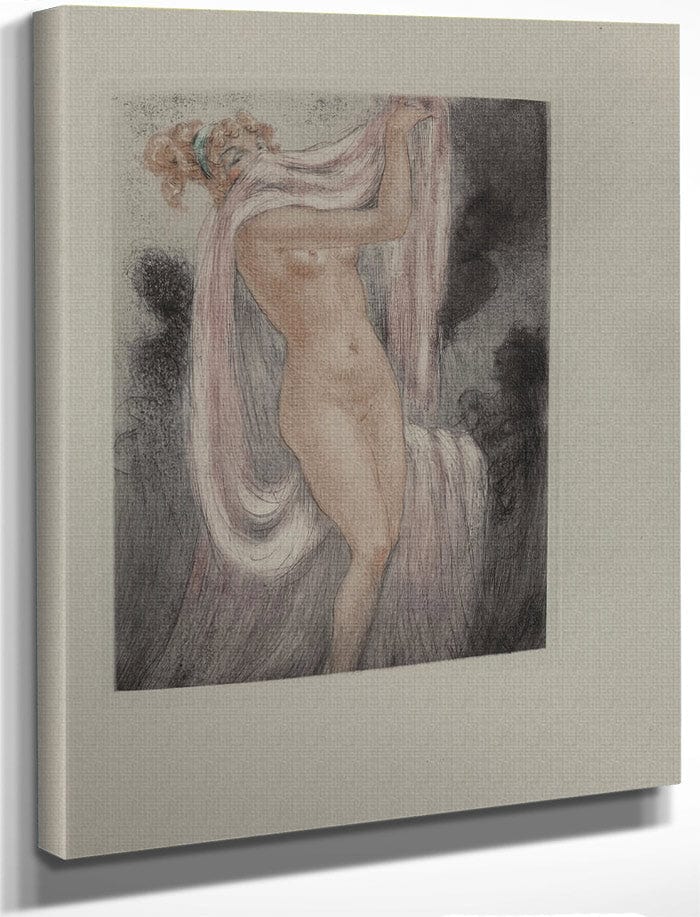 Les Amours De Psyche Et De Cupidon By Jean De La Fountaine 1949 By Louis Icart Fine Art Print
