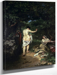 Les Baigneuses By Jean Desire Gustave Courbet Fine Art Print