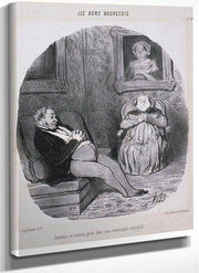 Les Beaux Jours De La Vie  Un Nouvel Anobli By Honore Daumier Fine Art Print