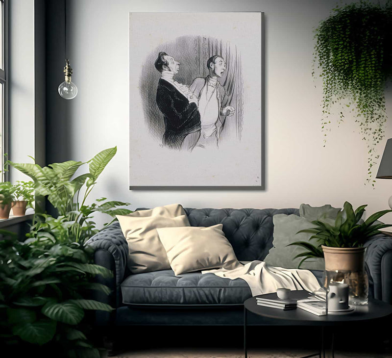 Les Beaux Jours De La Vie  Un Nouvel Anobli By Honore Daumier Fine Art Print