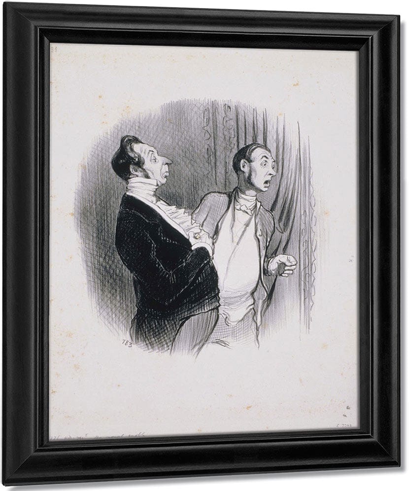 Les Beaux Jours De La Vie Un Nouvel Anobli By Honore Daumier Fine Art Print