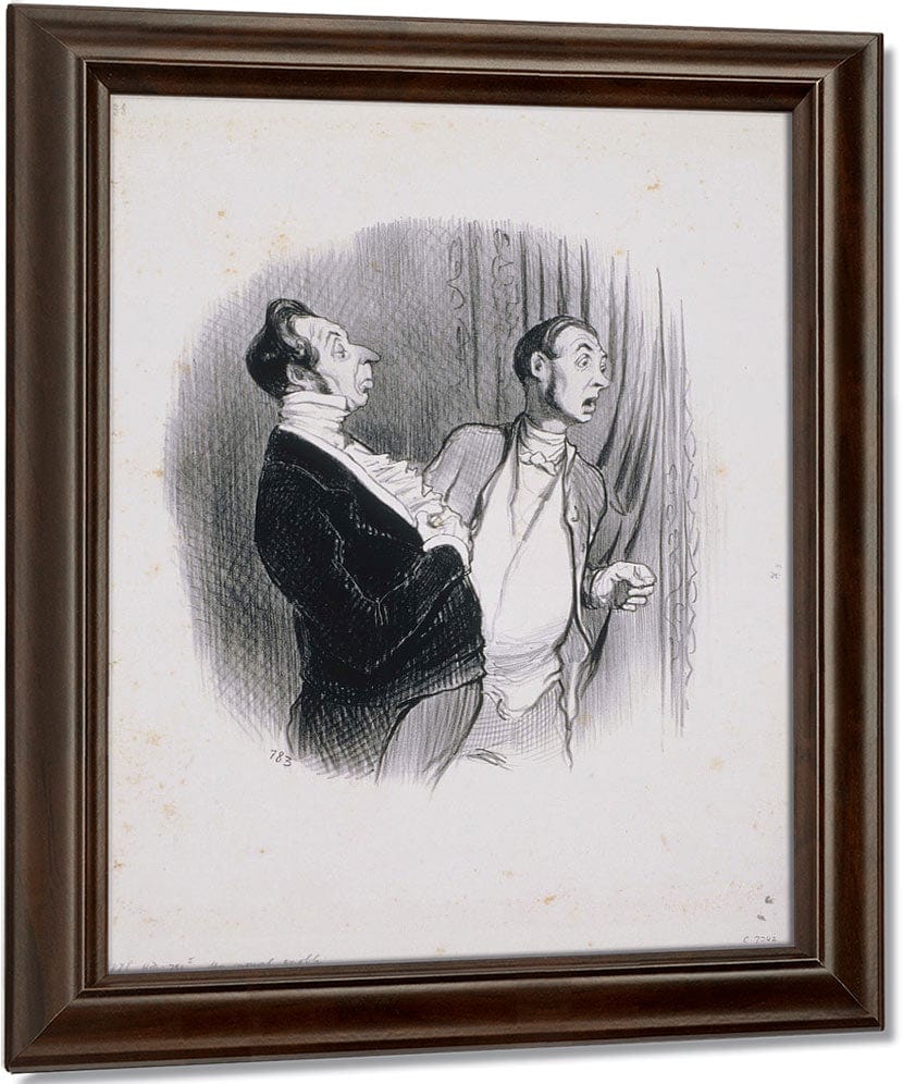 Les Beaux Jours De La Vie Un Nouvel Anobli By Honore Daumier Fine Art Print