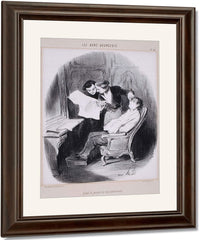 Les Bons Bourgeois Quand Le Journal Est Trop Interessant By Honore Daumier Fine Art Print