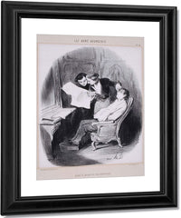 Les Bons Bourgeois Quand Le Journal Est Trop Interessant By Honore Daumier Fine Art Print