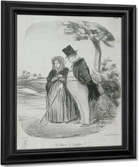 Les Bons Bourgeois Un Chateau En Espagne By Honore Daumier Fine Art Print