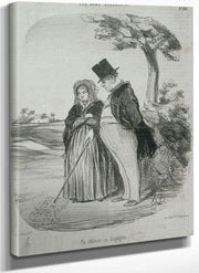Les Bons Bourgeois Un Chateau En Espagne By Honore Daumier Fine Art Print