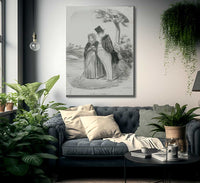 Les Bons Bourgeois Un Chateau En Espagne By Honore Daumier Fine Art Print