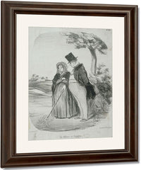 Les Bons Bourgeois Un Chateau En Espagne By Honore Daumier Fine Art Print