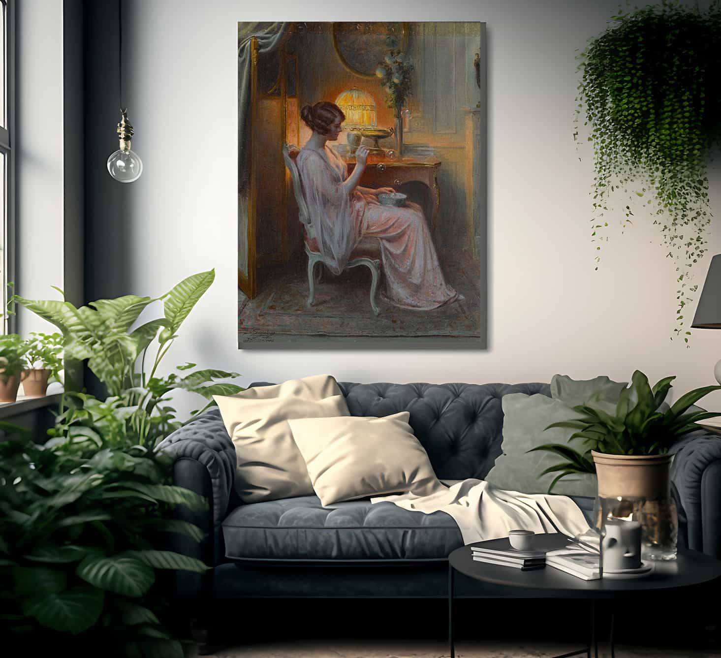 Les Bulles De Savon By Enjolras Delphin Fine Art Print