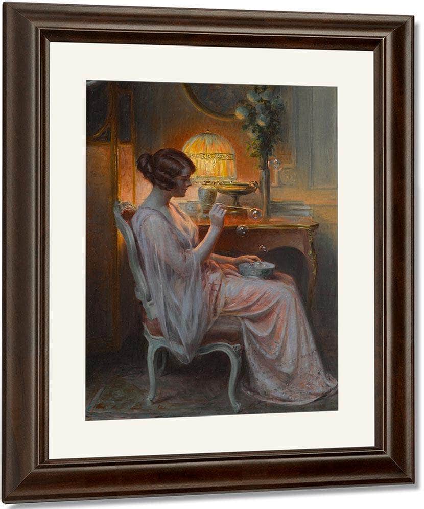 Les Bulles De Savon By Enjolras Delphin Fine Art Print