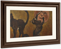 Les Chats Noirs By Henri Riviere Fine Art Print