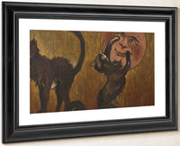 Les Chats Noirs By Henri Riviere Fine Art Print