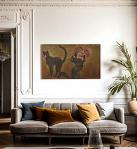 Les Chats Noirs By Henri Riviere Fine Art Print