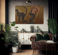 Les Chats Noirs By Henri Riviere Fine Art Print