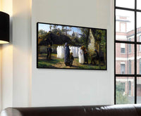 Les Communiants Painting Jules Breton Canvas Art Fine Art Print