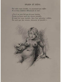 Les Fleur Du Mal By Charles Baudelaire 1947 By Louis Icart Fine Art Print