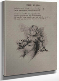 Les Fleur Du Mal By Charles Baudelaire 1947 By Louis Icart Fine Art Print