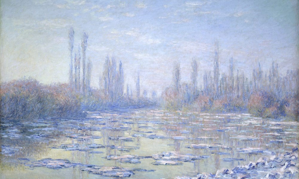 Les Glacons (The Ice Floes) By Claude Monet Fine Art Print