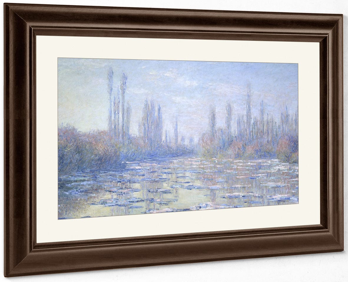 Les Glacons (The Ice Floes) By Claude Monet Fine Art Print