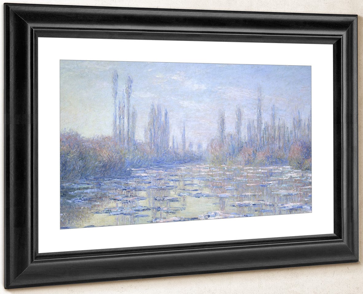 Les Glacons (The Ice Floes) By Claude Monet Fine Art Print