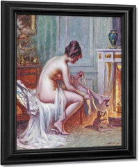 Les Jeunes Chats By Enjolras Delphin Fine Art Print