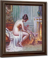 Les Jeunes Chats By Enjolras Delphin Fine Art Print