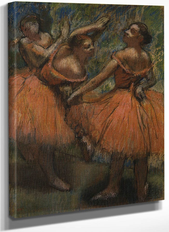Les Jupes Rouge (The Red Skirts) By Edgar Degas Fine Art Print