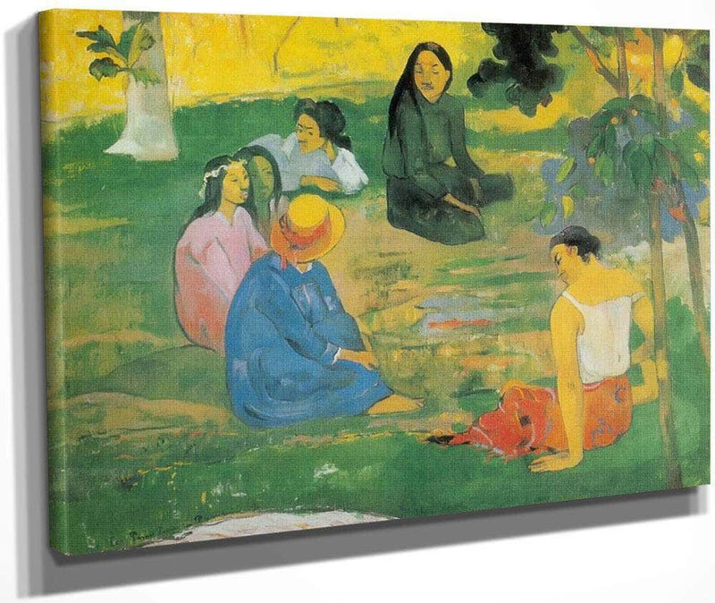 Les Parau Parau ( Conversation) By Paul Gauguin Fine Art Print