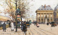 Les Quais De La Seine Lautomne By Eugene Galien Laloue Fine Art Print