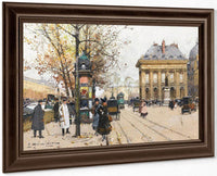Les Quais De La Seine Lautomne By Eugene Galien Laloue Fine Art Print