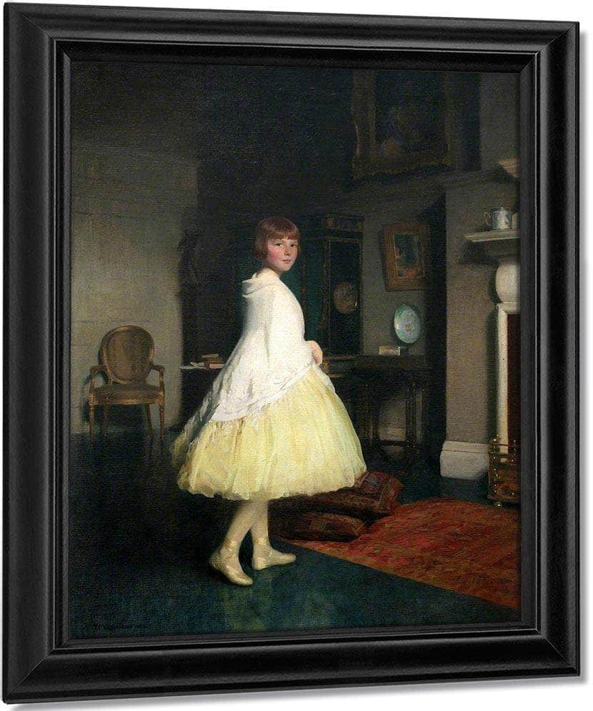 Leslie In The Studio By Thomas Martine Ronaldson Fine Art Print