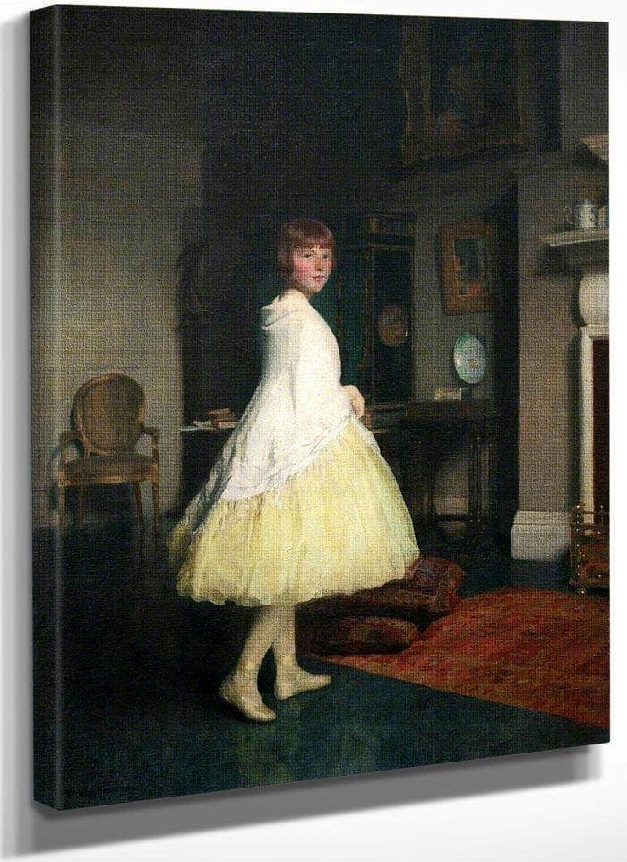 Leslie In The Studio By Thomas Martine Ronaldson Fine Art Print