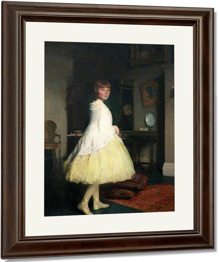 Leslie In The Studio By Thomas Martine Ronaldson Fine Art Print