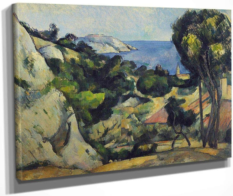 Lestaque By Cezanne Paul Fine Art Print