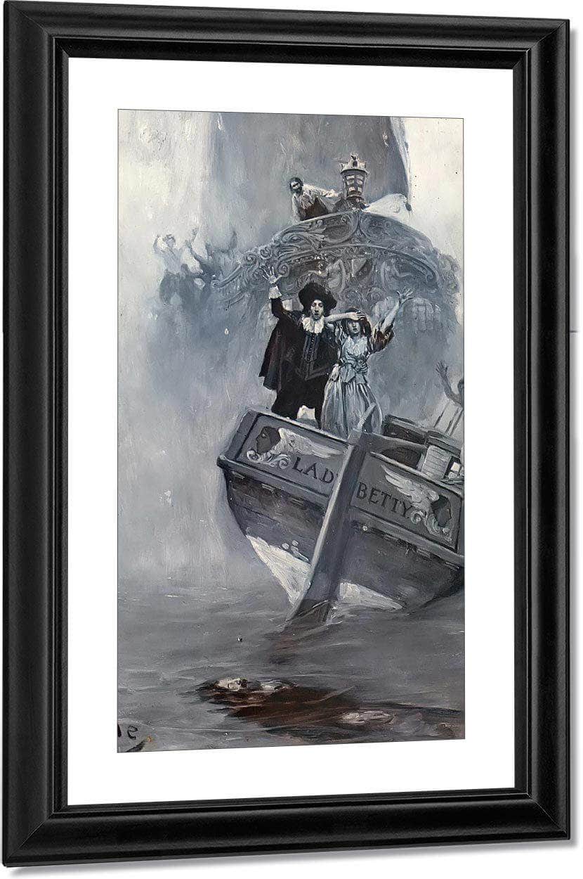 Let Me Go To Him! She Shrieked In Her Anguish Of Soul By Howard Pyle Fine Art Print