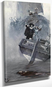 Let Me Go To Him! She Shrieked In Her Anguish Of Soul By Howard Pyle Fine Art Print