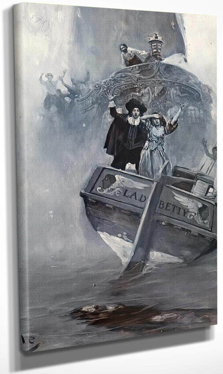 Let Me Go To Him! She Shrieked In Her Anguish Of Soul By Howard Pyle Fine Art Print